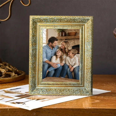Cadre photo orné antique 11 "x 14" 1PC avec profil décoratif