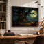 Art mural sur toile Magical Treehouse In Moonlit Forest-2080415209