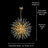 Keyrra 15 - Light Glass Dimmable Sputnik Sphere Chandelier