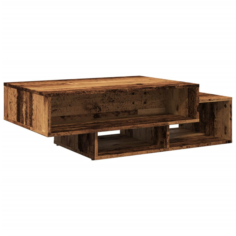 Annastasia Coffee Table with Storage, Old Wood