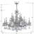 Weekes 12 - Light Dimmable Tiered Chandelier-20319626-20319627
