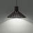 Cappe Black Dimmable LED Pendant-97826387