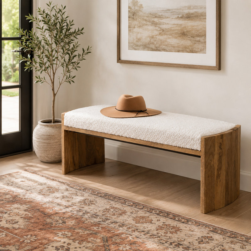 Wylam Upholstered Wood Bench