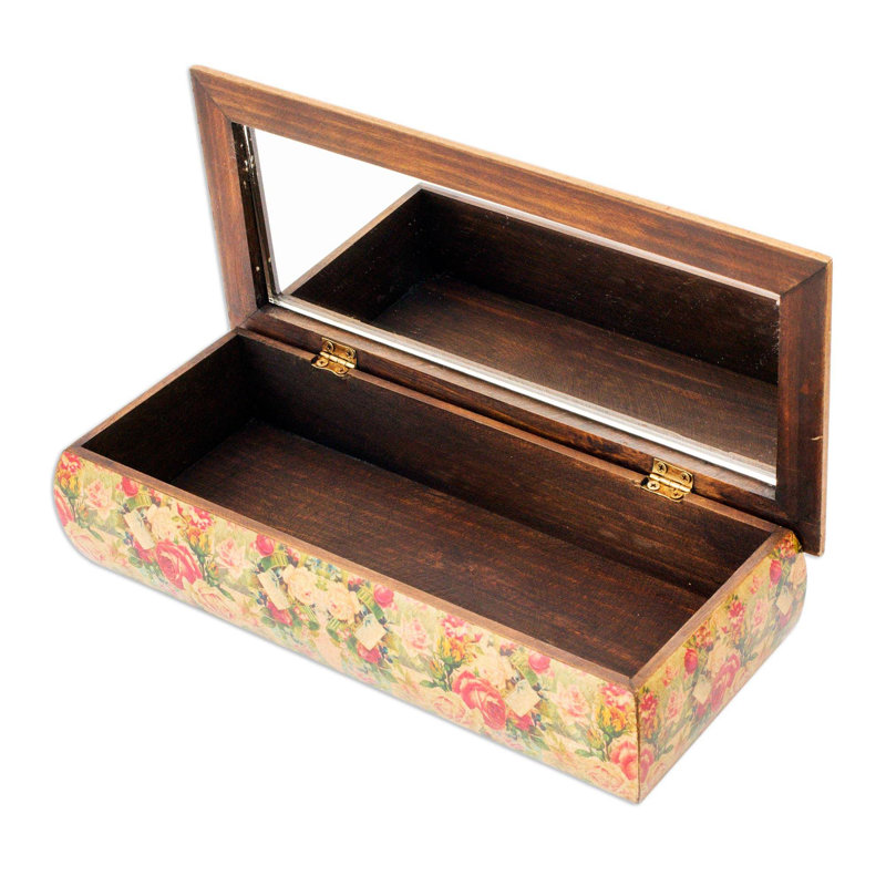 Boîte à bijoux Roses