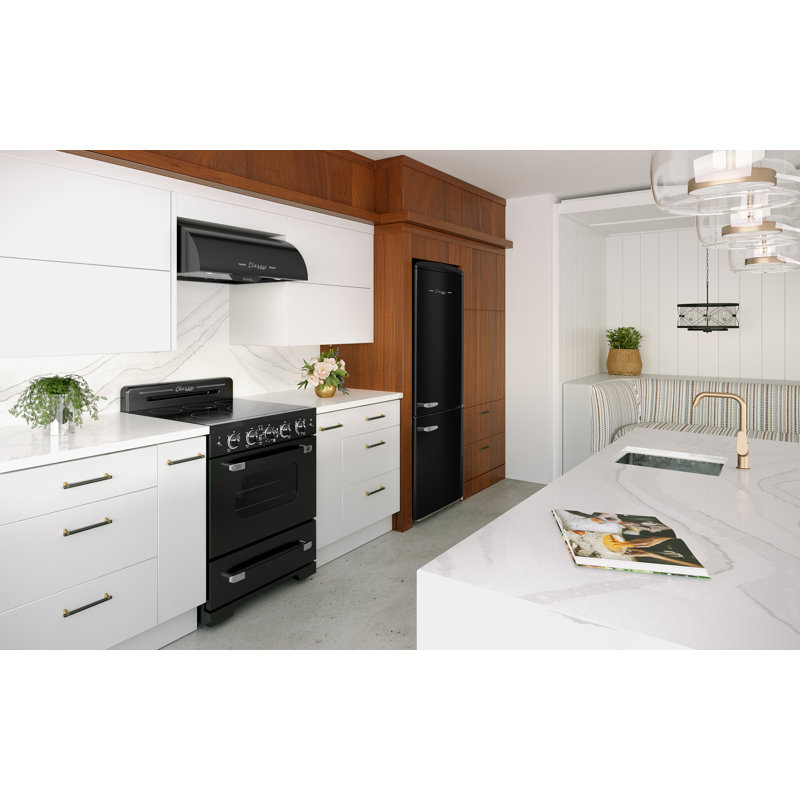 Unique Appliances 3 Piece Kitchen Appliance Package with Bottom Freezer Refrigerator , 30 in. Electric Freestanding Range Electric Cooktop , Wall Oven , Dishwasher , and Microwave , and Under Cabinet Range Hood , and Wine Refrigerator , and Air Fryer