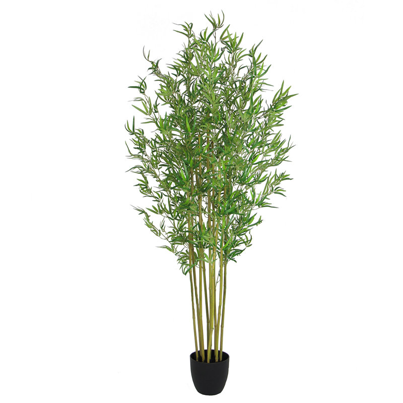 Arbre en bambou artificiel 70 po en pot