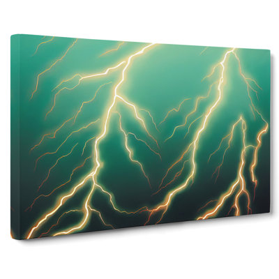 Ideal Lightning Bolt - Wrapped Canvas