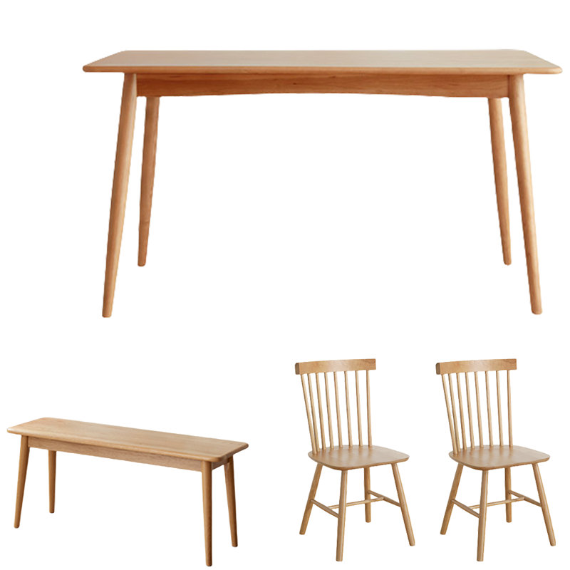 Solid Wood Dining Table Set