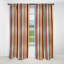 Rideau occultant rayé de style Mid-Century à rayures pastel - 1 panneaux-107539563