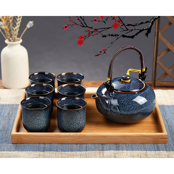47oz Cast Iron Tea Kettle Stovetop Safe Japanese Tea Pot With 