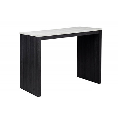Faux Marble Sled Counter Height Dining Table (Seat For 2), Wood Frame Bar Table