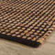Gravel Black/Natural Handwoven Jute Rug