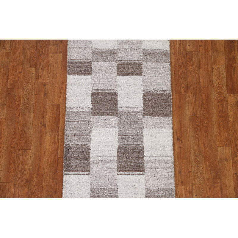 Tapis damier Gabbeh 2 x 5