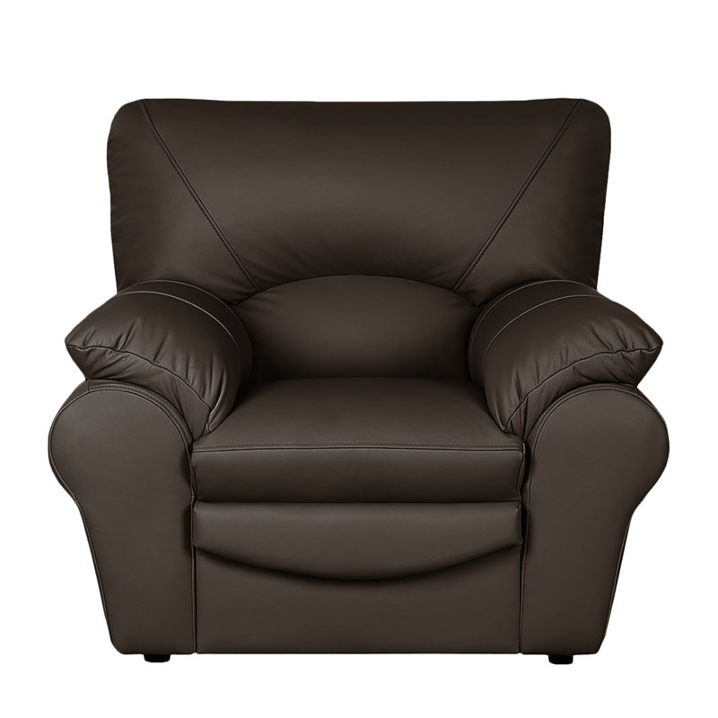 Heppman Leather Armchair, Brown
