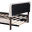 Lit plateforme tapissier confortable avec lit gigogne simple TG - beige pour une bonne nuit de sommeil-673587213