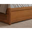 Lit plateforme en bois massif Lamayia avec pied de lit et tiroirs de rangement-832896264-832896266