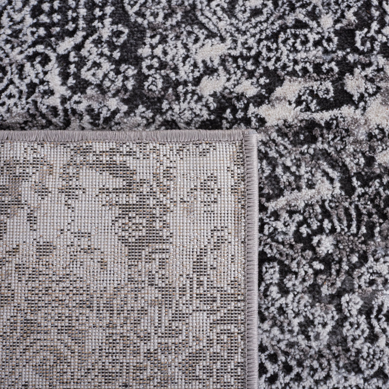 Alsworth Performance Geometric Rug, Round 6'7"