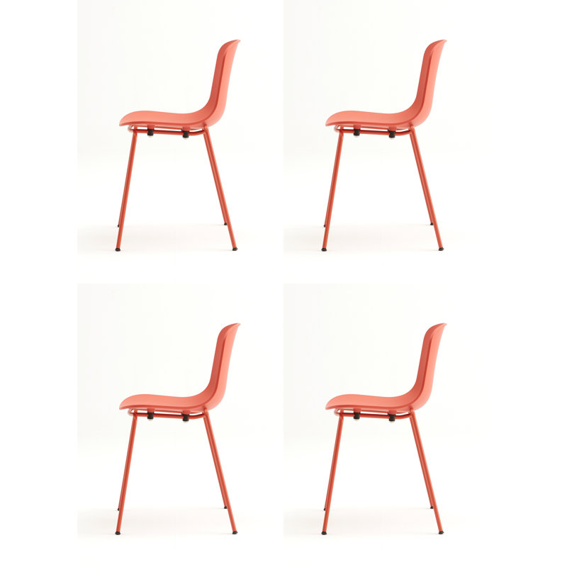 Chaise empilable Holi, Rouge