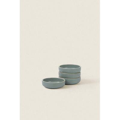 Matte Ceramic Sauce Dish (Set of 4) - Sage Green