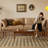 Retro Fabric Living Sofa