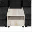 Canapé modulaire moderne avec accoudoirs de rangement, console centrale et coussins moelleux pour un salon confortable-129410153