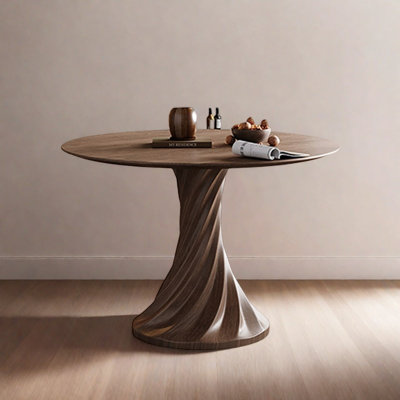 Ancient style solid wood dining table