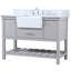 Meuble-lavabo simple 48 po avec dosseret Pelaghia-57367804