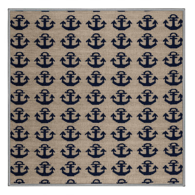  Tapis nautique lavable Anchor Designs