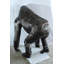 Statue de gorille géant en aluminium avec sculpture en fourrure complexe NIFao