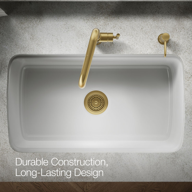 Duostrainer Sink drain and strainer with tailpiece, Vibrant Brushed Moderne Brass