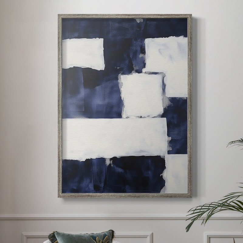 Série ABSTRACT DCCDXL, reproduction encadrée - bois massif, H 11 po x l 9 po