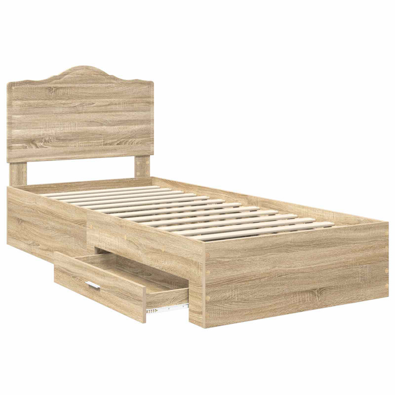 Bed, Sonoma Oak, Single (3')