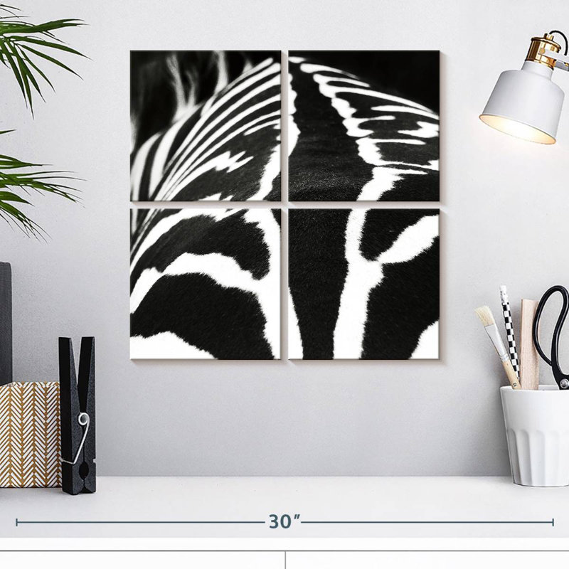 Brampt Zebra Stripes Pattern VI, 18" H x 18" W