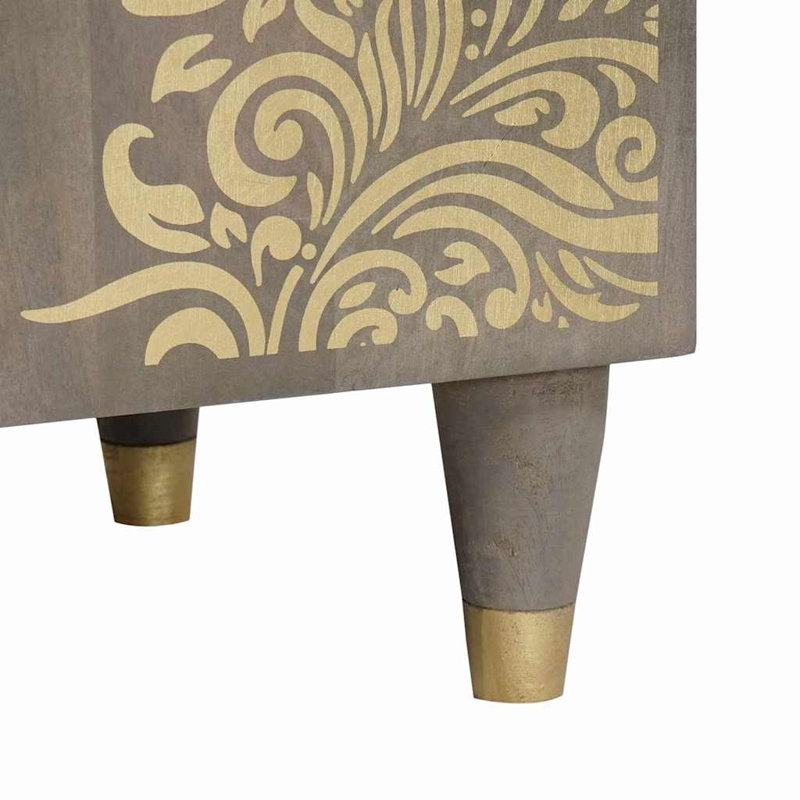 50cm W Solid Wood Bedside Table