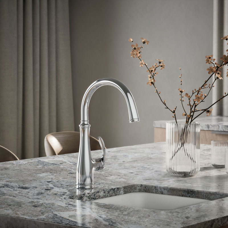 Bellera Touch Single Handle Kitchen Faucet, Polished Chrome