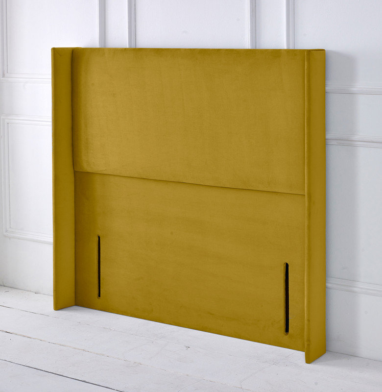 Upholstered Headboard, Single (3'), Turmeric