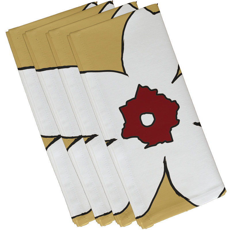 Serviette Brainard, L 18 po x L 18 po, Vert / brun