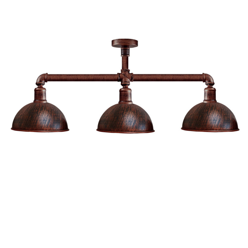 Cassano 3 - Light Pendant, Rustic Red