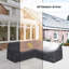 Housse pour canapé modulaire en aluminium Armando