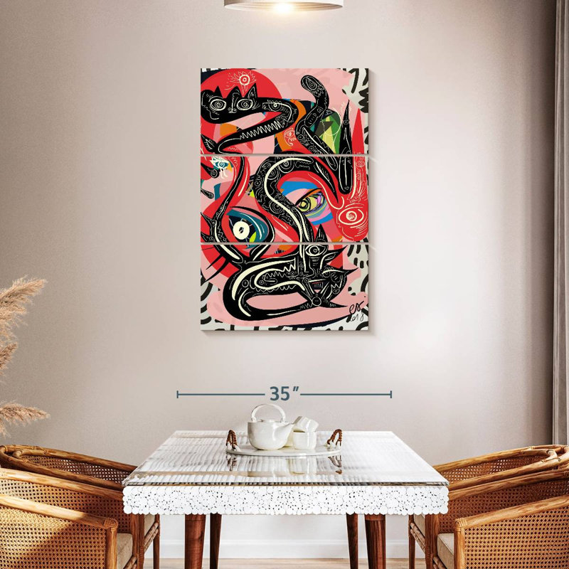 Kelan Graffiti mystique serpent, H 45 po x l 28 po