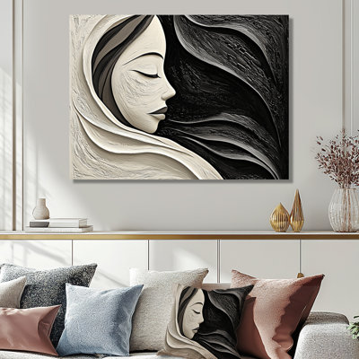 Aura intemporelle de la femme africaine - mode, art mural en métal, impression de femme mode