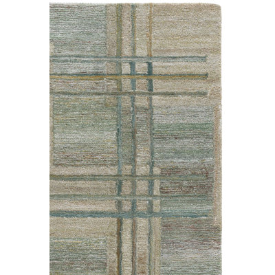 Genre Hand Tufted Plaid Indoor Rug