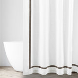 Fino Linen Solid Color Single Shower Curtain