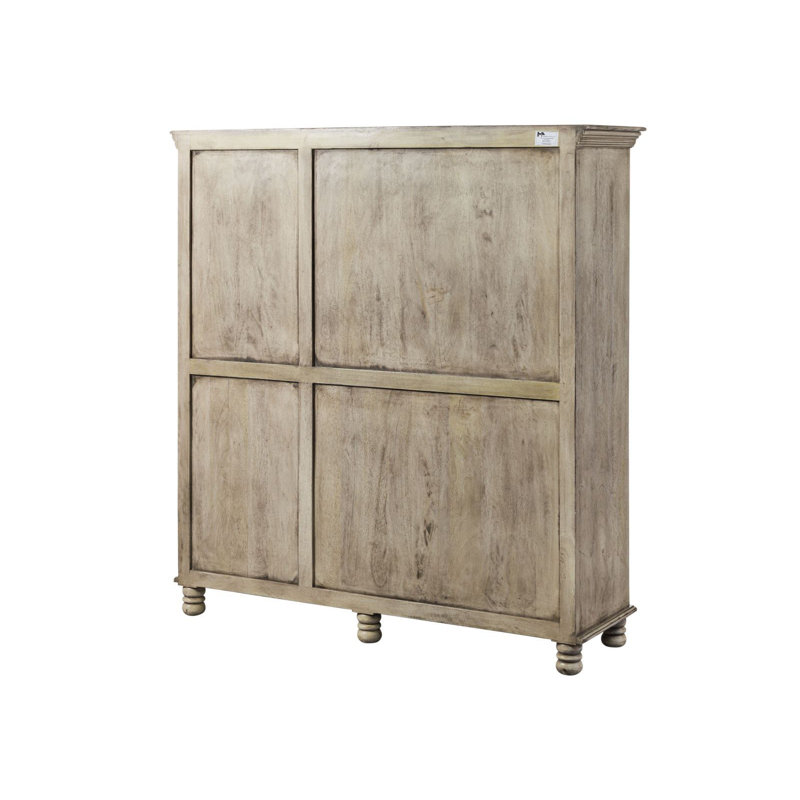 150cm Wide 3 Drawer Solid Wood Highboard