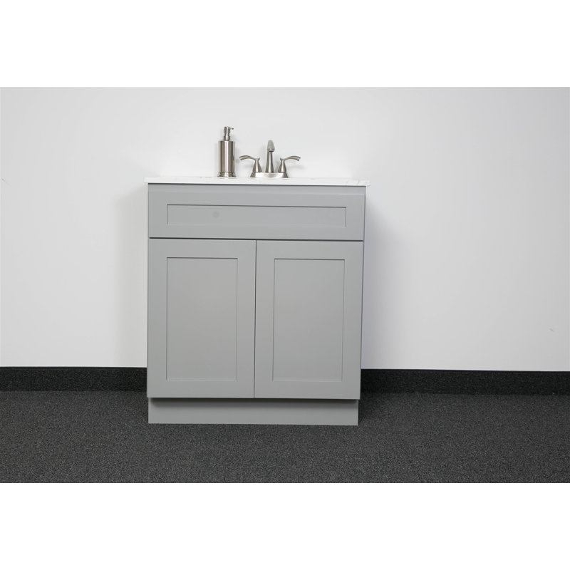 Base de meuble-lavabo 36 po seulement, Gris