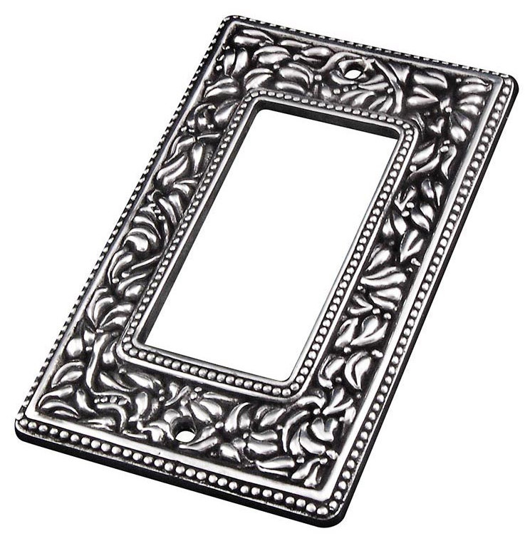 San Michele 1-Gang Rocker Wall Plate, Vintage Pewter