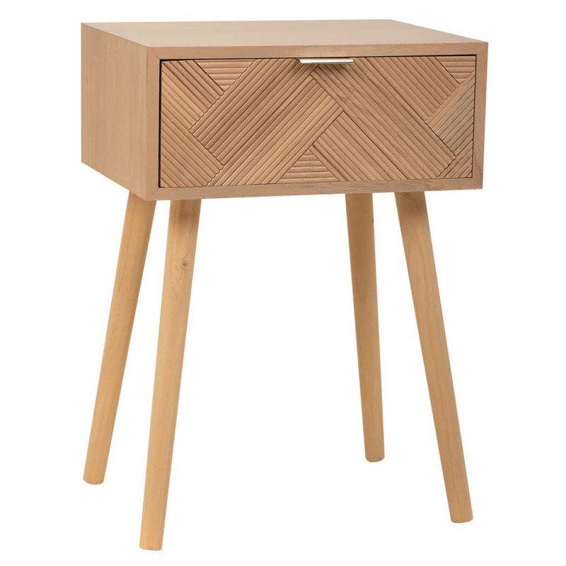 Treyvon 45cm W Manufactured Wood Bedside Table