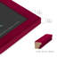 Orchid On Slate VI - Single Picture Frame Print-90584901-90584895