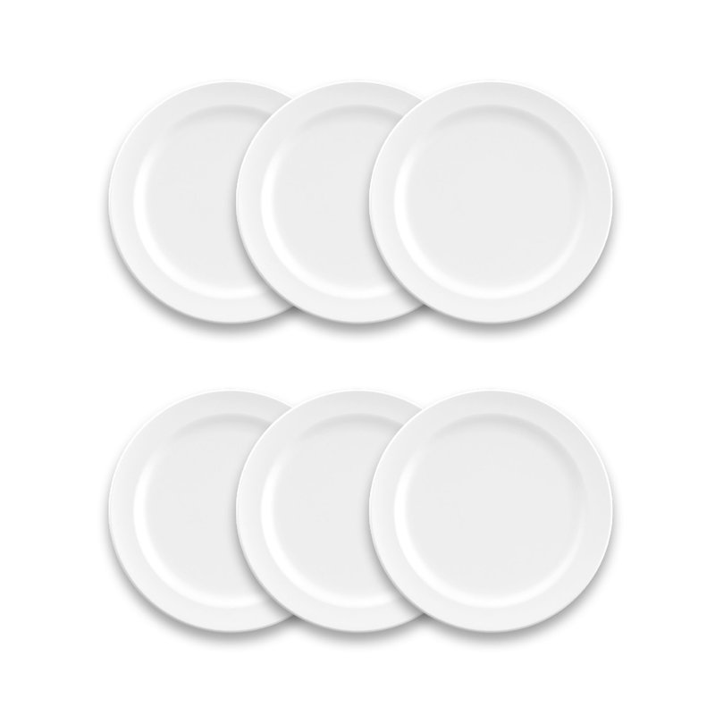 Ensemble de 6 assiettes à salade 8,5 po x 0,7 po Tarhong