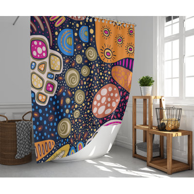 Sandnes Abstract Shower Curtain